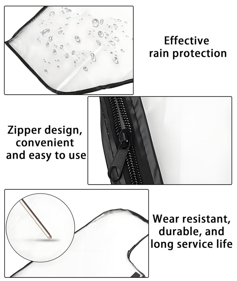 QuickHaven Golf Bag Rain Cover,Golf Accessories for Men,Bag with Rain Cover for Golf Equipment, 118cm x 64cm Water-Resistant Golf Accessory for Rainy Weather and Storage,Suitable for Golf Enthusiasts - Image 3