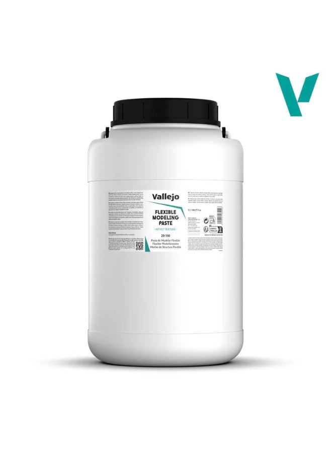 فاليجو معجون نمذجة مرن ٥ لترات - وسط ملمس أكريليك للنحت، والتضاريس، والديوراما، والمشاريع الفنية
