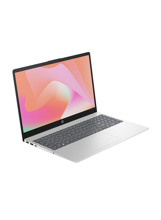 HP لابتوب 15 fd0068nx بشاشة 15.6 بوصة بدقة Full HD (1920x1080)، مع معالج Intel Core 5-120U/ذاكرة RAM سعة 8GB DDR5/قرص SSD سعة 512GB/رسوميات مدمجة من Intel/نظام DOS (بدون ويندوز) - Image 2