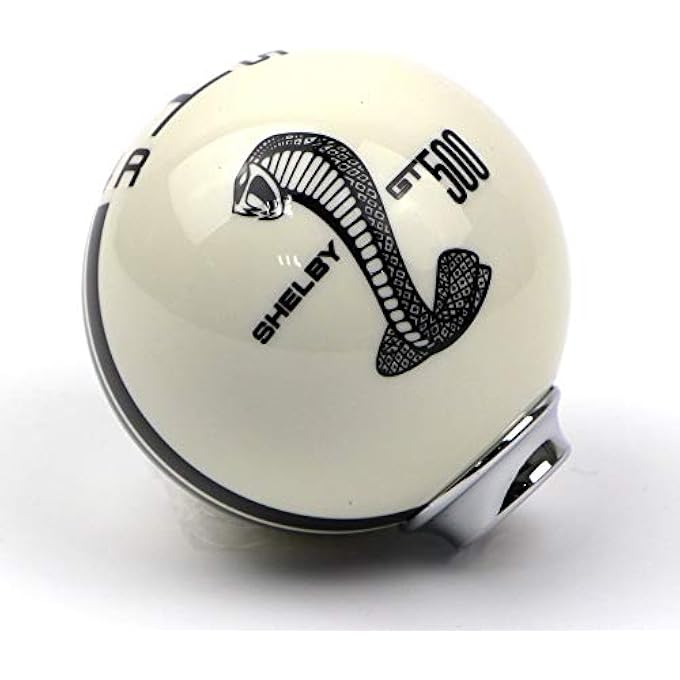 ريحني دريم سيك لفورد موستانج ناقل حركة السيارة بشعار كوبرا 5 سرعات ومقبض يدوي أسود - Image 5