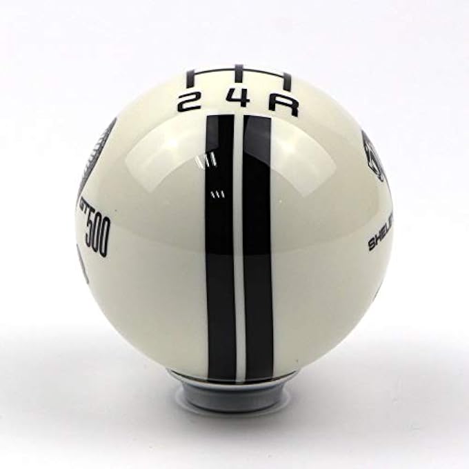 ريحني دريم سيك لفورد موستانج ناقل حركة السيارة بشعار كوبرا 5 سرعات ومقبض يدوي أسود - Image 4