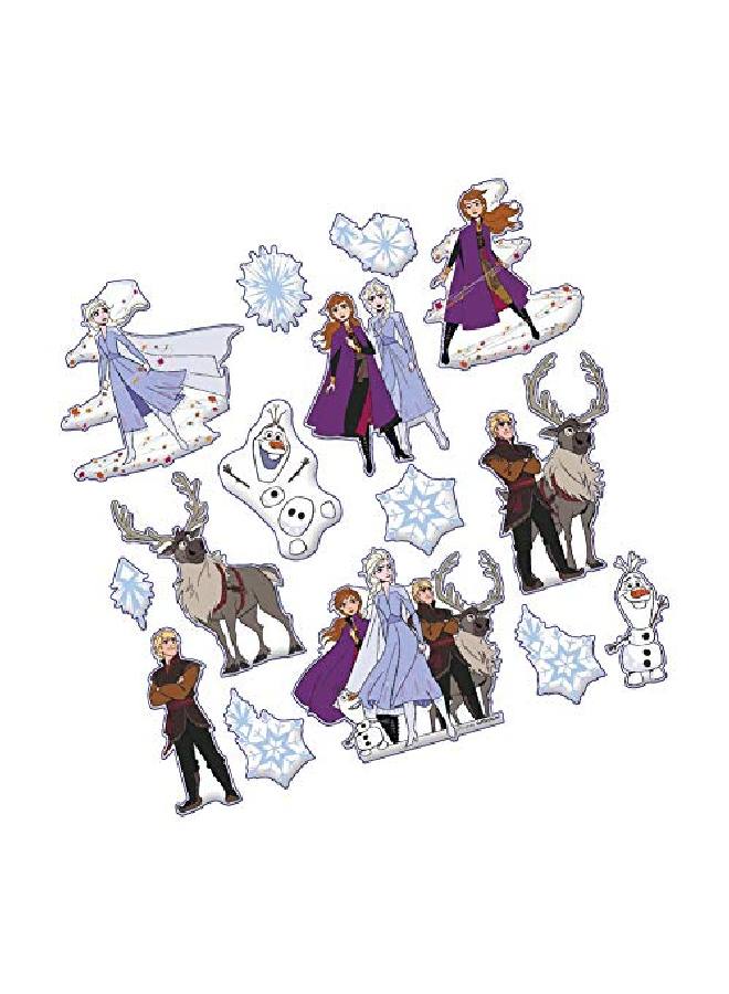 Amscan Frozen 2 Birthday Puffy Sticker Sheets 6" 15 Ct. - Image 2