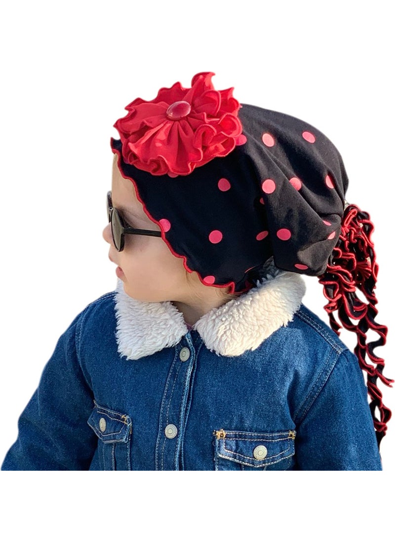 Babygiz - Girl Red Black Beret - Image 1