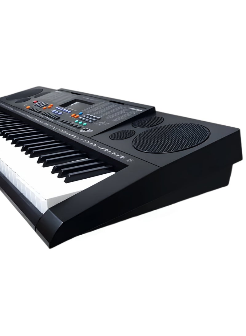 YONGMEI YM-823 Electronic Keyboard 61 Keys Portable Piano Organ with USB Port - 300 Tones & Rhythms with Headphone Output, Power Adapter, Note Stand & Manual for Students & Beginners - 5 Octaves - Image 2