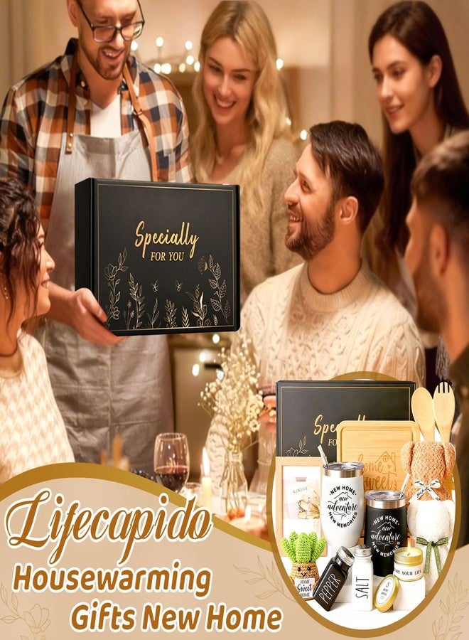 Lifecapido مجموعة هدايا Lifecapido المكونة من 15 قطعة، هدايا مثالية لتدفئة المنزل الجديد، أفكار هدايا مميزة، هدايا رائعة لمشتري المنازل، هدايا للأزواج والأصدقاء، هدايا للنساء والرجال. - Image 3