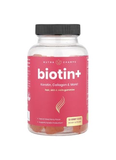 NutraChamps NutraChamps, Biotin+, Mixed Berry, 60 Gummy Bears  - Image 1