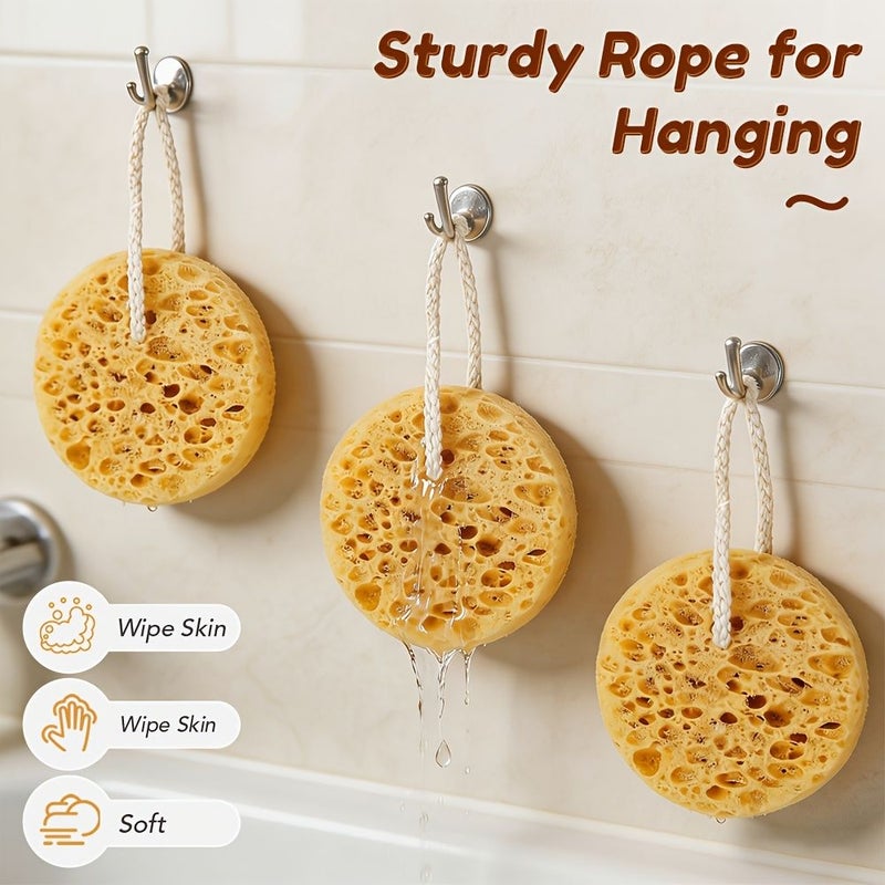 2 Pack Seaweed Exfoliating Sponge for Deep Cleansing Dead Skin Removal Bathing - Image 4