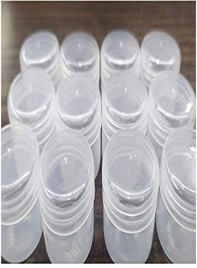 Right Small Tiny Containers Plastic Clear Boxes with Screw lid 5 ml (Pack of 12) - Image 3