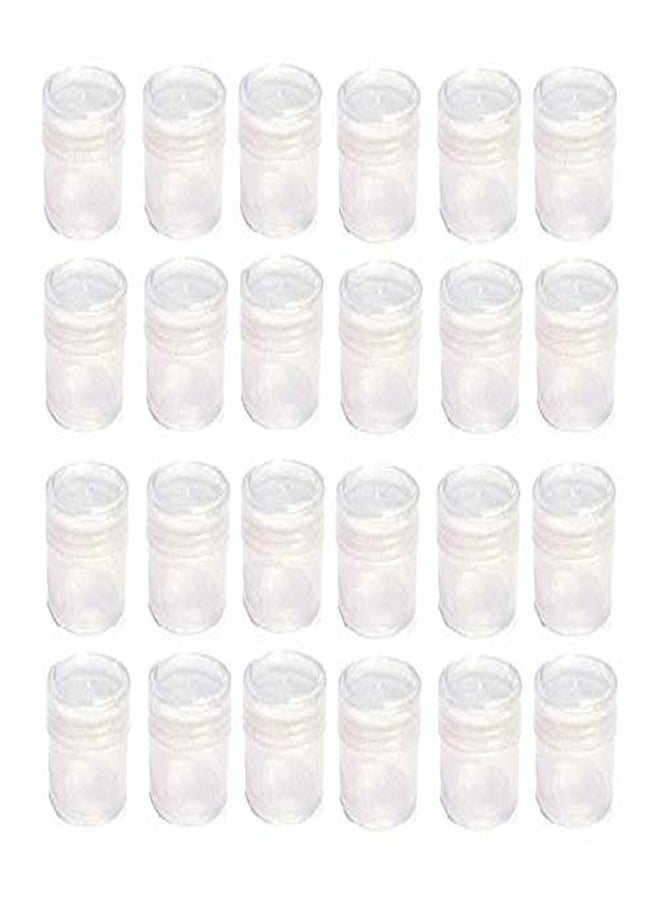 Right Small Tiny Containers Plastic Clear Boxes with Screw lid 5 ml (Pack of 12) - Image 1