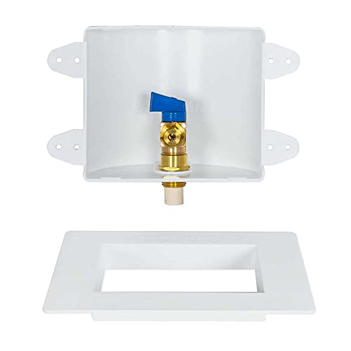 Eastman 1/2 inch CPVC Connection Ice Maker Outlet Box, Quarter Turn Ball Valve, Pre-Assembled, 60234 - Image 2