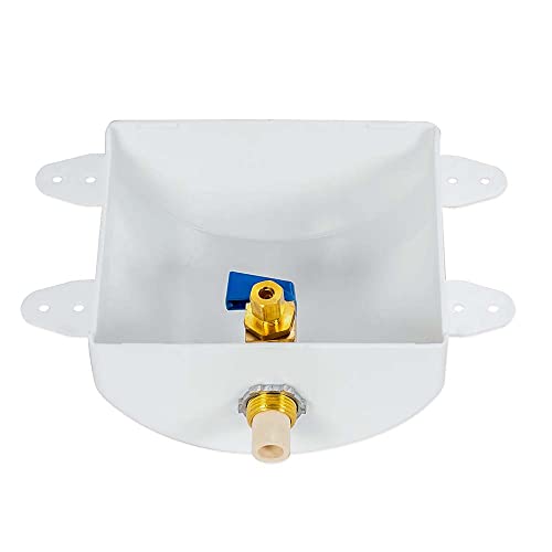 Eastman 1/2 inch CPVC Connection Ice Maker Outlet Box, Quarter Turn Ball Valve, Pre-Assembled, 60234 - Image 3