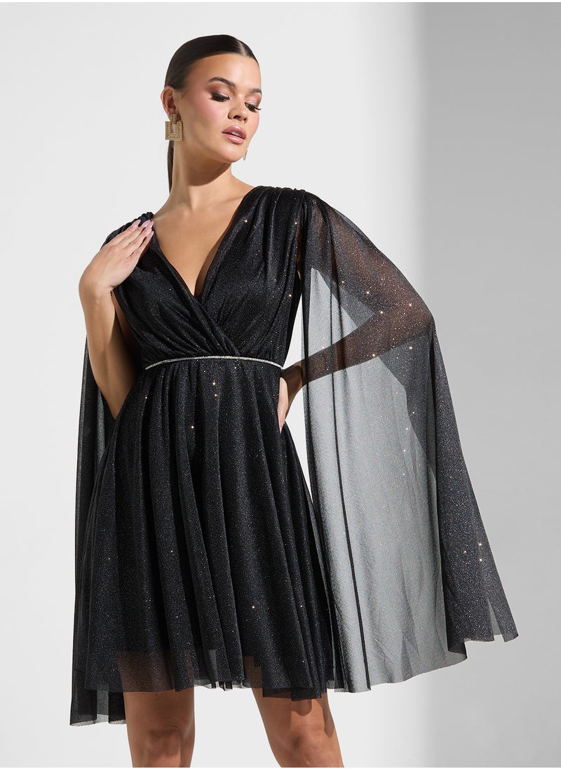 Ella Limited Edition Sparkle Overlay Dress  - Image 1