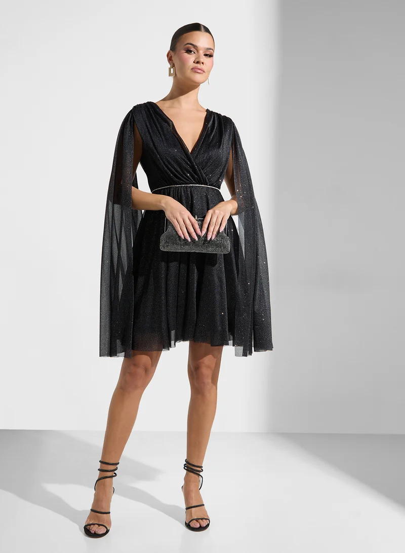 Ella Limited Edition Sparkle Overlay Dress