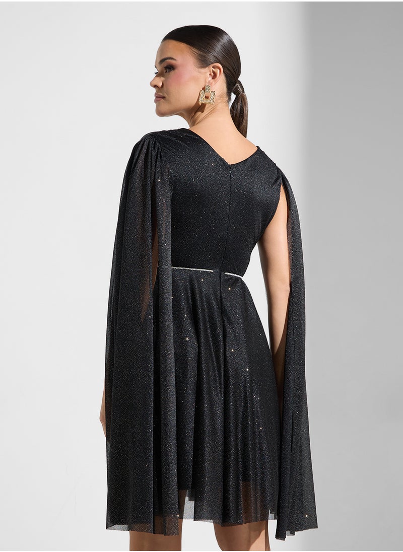 Ella Limited Edition Sparkle Overlay Dress  - Image 3