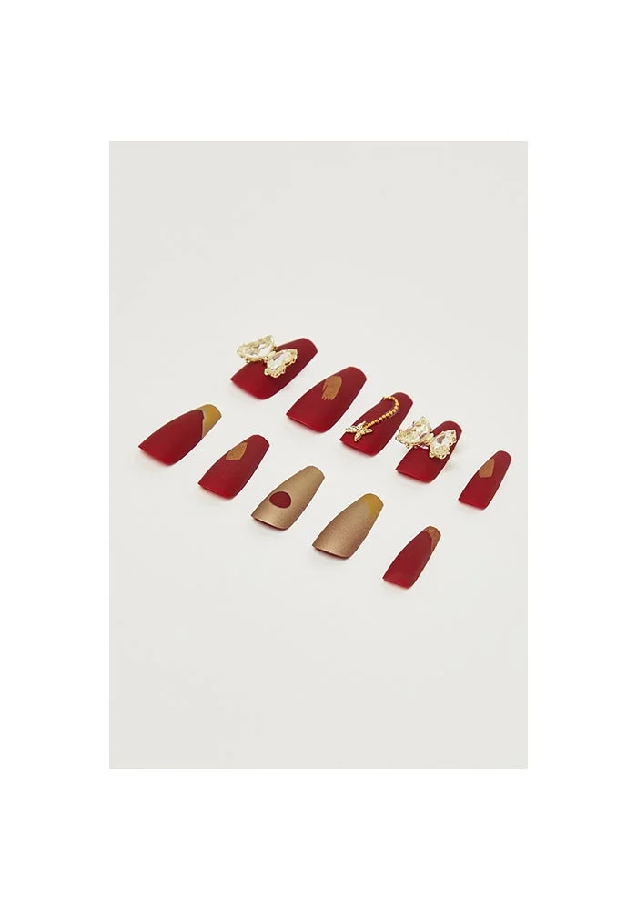 أر أند بي Wearable Stick-On Nails Set