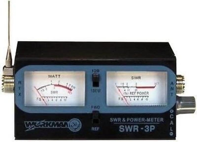 Workman SWR / Power METER for CB Radio 100 Watts - Dual Meters - SWR3P - Image 1