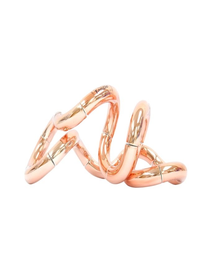 Tangle® Palm Metallic 2-Pack Steel Silver and Rose Gold - Image 2