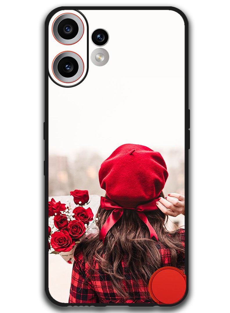 Theodor Case Compatible with Nothing CMF Phone 2 Pro 6.77 Inch Protection Shockproof Bumper Cover Holding Flowers - Image 1