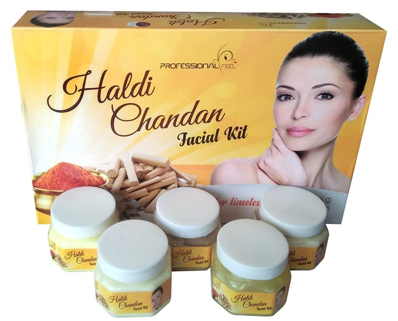 Professional Feel Haldi Chandan Facial Kit Beauty Facial kit Fairness Suitable For All Age All Type of Skin Solution Best Facial kit ever in India 500 Gm - Image 2