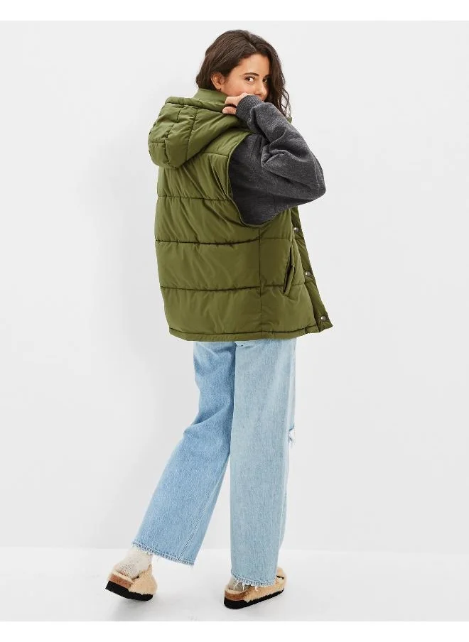 امريكان ايجل AE Oversized Puffer Vest
