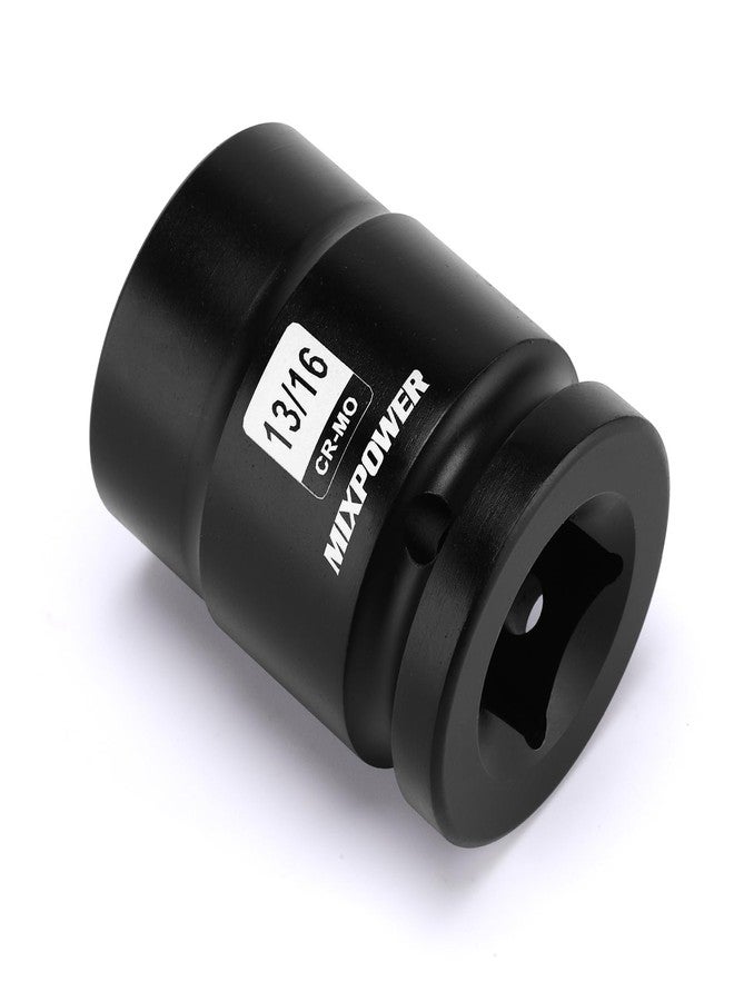 MIXPOWER 3/4"Drive 13/16" Square Socket, CR-MO, 4-Point, SAE, Black Phosphate Finish - Image 2