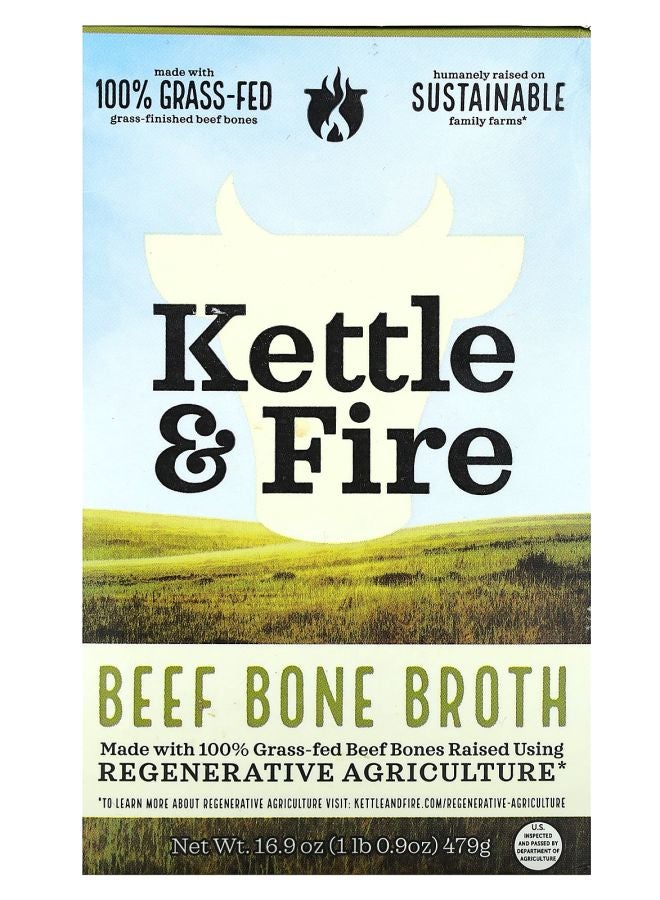 KETTLE مرق عظام البقر 16.9 أونصة (479 جرام)