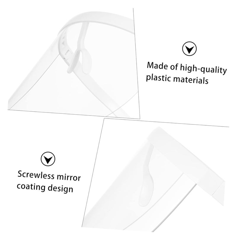 Jojofuny 3 Pack White Sun Goggle Visor Cover with Nonslip Fit and Nose Pads - Image 3