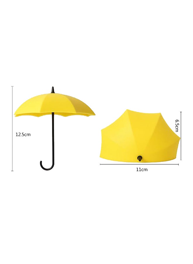 6-Piece Umbrella Shape Hanger Hook Multicolour 11X6X2centimeter - Image 2