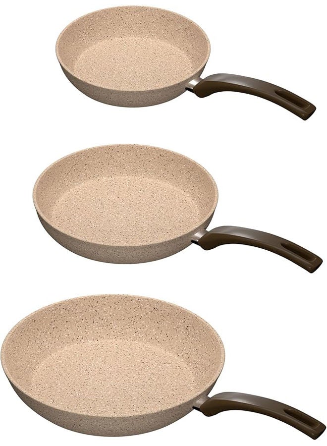 كوك ان عبود 3 طقم مقلاية جرانيت بيو مقاس 20-24-28 سم - Image 1