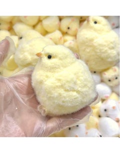 joybuy Handmade Chicken Soft Toy, Silicone Squeeze Toy, Baby Squeeze Happy Stuffed Baby Chicken Toy  - Image 1