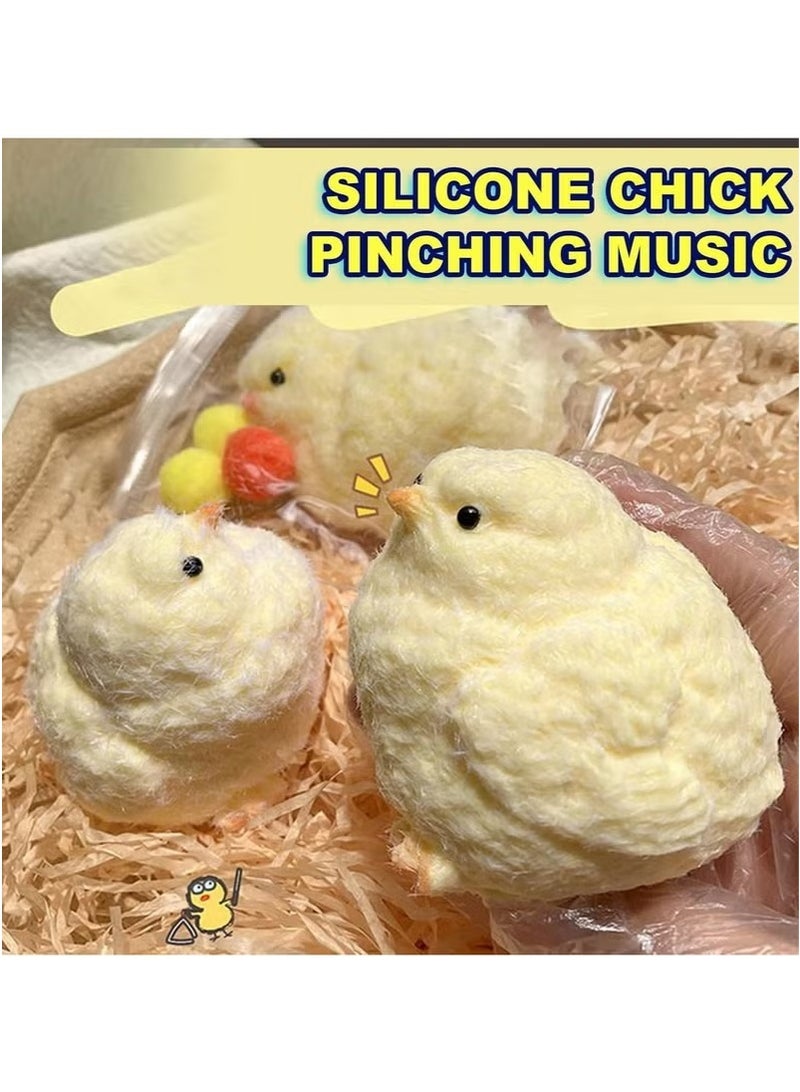 شراء جوي ألعاب فيدجيت إسفنجية من السيليكون الناعم - ألعاب تخفيف التوتر من Kawaii Chick للأطفال والكبار - Image 4