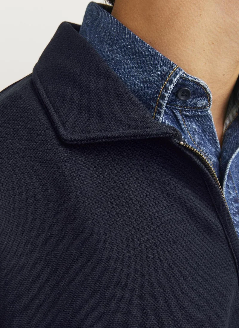 JACK & JONES Jprblumarc Half Zip Through Collar Sweatshirts