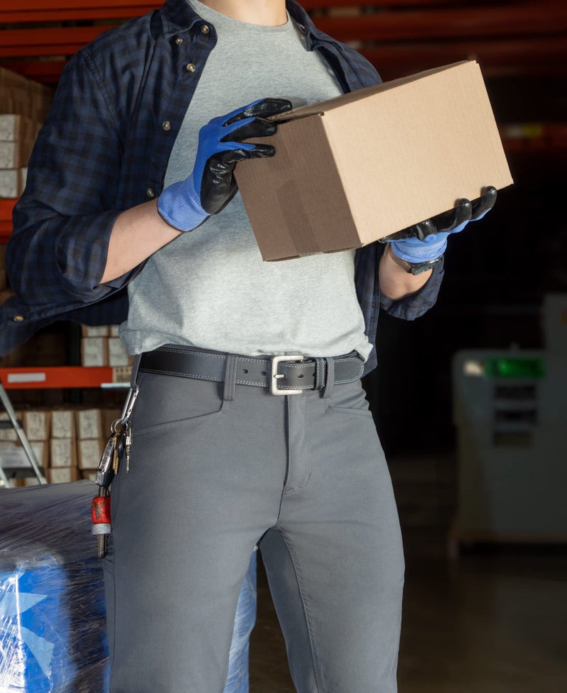 Timberland PRO Men's Leather Belt Black 52 - Image 3