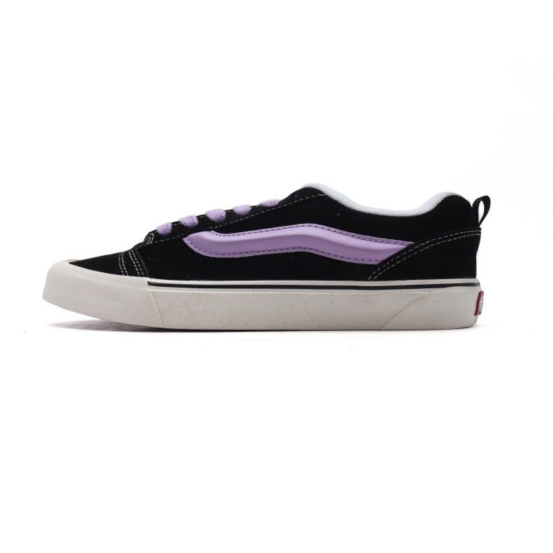 Fat Bread Knu Skool Men'S And Women'S Casual Thick Tongue Board Shoes Low Friction Sound Canvas Shoes - Image 4