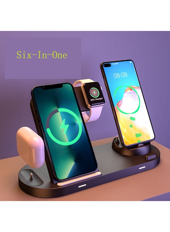 15 واط 3 في 1 شاحن لاسلكي مغناطيسي مع موقف - متوافق مع iPhone و Apple Watch و AirPods وأكثر من ذلك - Image 2