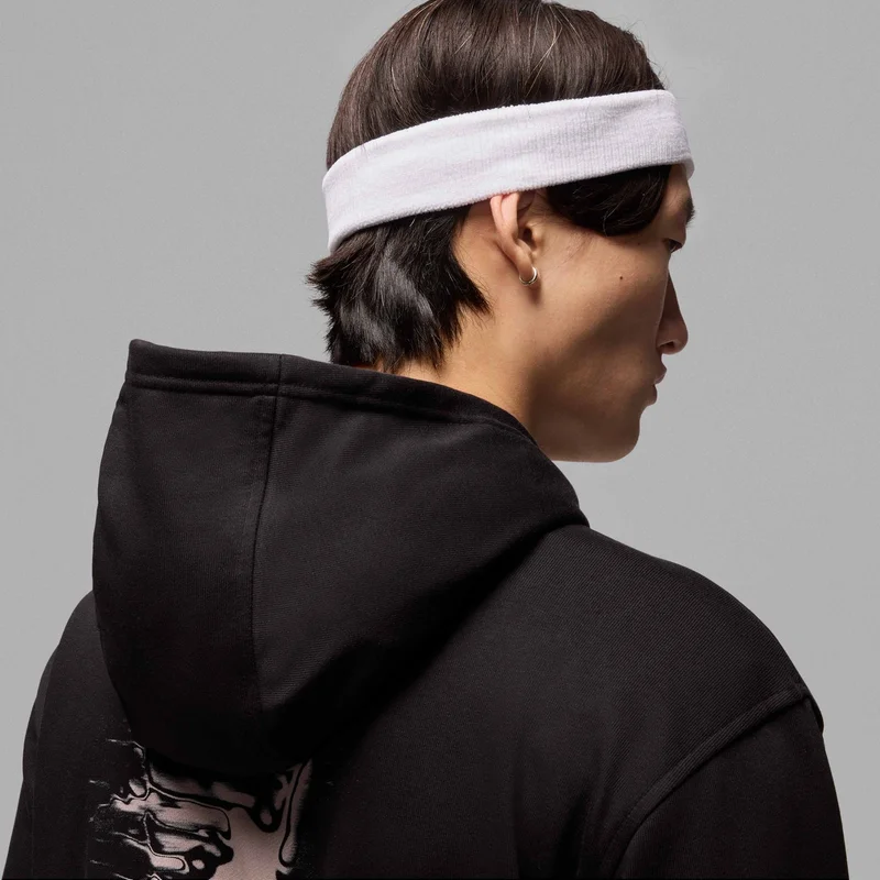 Jordan Black Men's Sport Crossover Dri-FIT Graphic Hoodie for Men | Best Price UAE