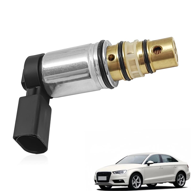 NOTISH AC Compressor Control Solenoid Valve Compatible with Audi VW Jetta Golf Tiguan Passat Jetta TDI GTI A3 Sanden PXE16 PXE14 1K0820803E