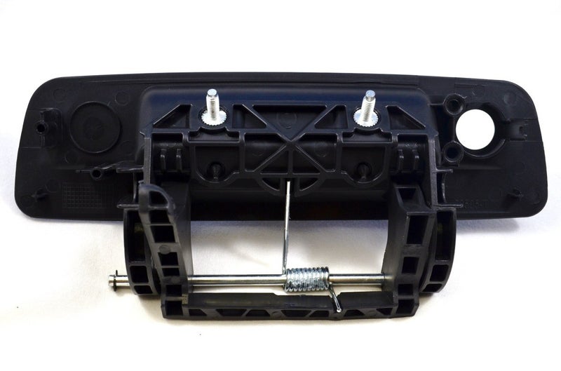 PT Auto Warehouse CH-3505P-T1 - مقبض باب خلفي مطلي باللون الأسود - مع فتحة مفتاح بدون فتحة كاميرا - Image 2