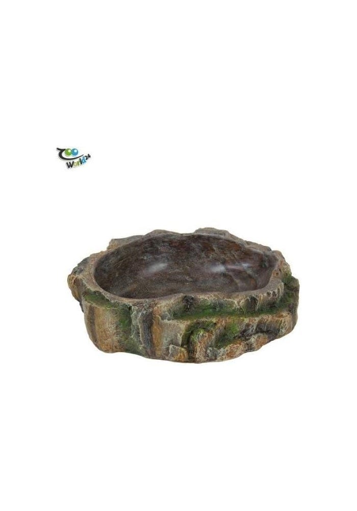 Trixie Natural Look Water and Food Bowl for Reptiles - Image 2