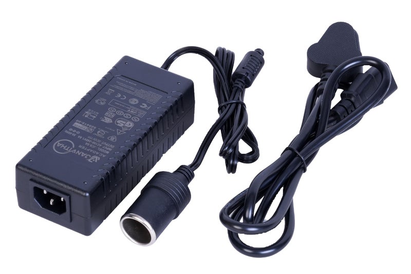 Janvitha 12V AC to DC Converter 100-240V Tire Inflator, Car Air Purifier, and Other Car Devices, 60W Power Supply Adapter (5A) - Image 1