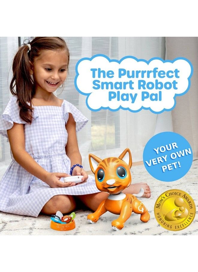 Power Your Fun Robo Pets Cat For Girls And Boys Remote Control Robot Toy Interactive Hand Motion Gestures Robot Toys Smart Stem Toy Programmable Treats Walking Dancing Robot Pet For Kids Robot Cat  - Image 3