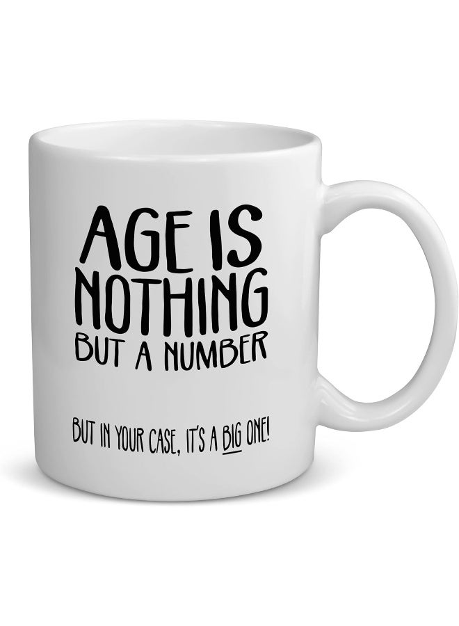 Spoil Your Wall دلل نفسك بأكواب الحائط، كوب عيد ميلاد سعيد للرجال والنساء - أفكار هدايا عيد ميلاد مضحكة للأم والأب وزميل العمل والعمة والعم - هدايا عيد ميلاد الأربعين والخمسين والستين والسبعين والثمانين والتسعين للزوج والزوجة، كوب قهوة مضحك جديد - Image 1