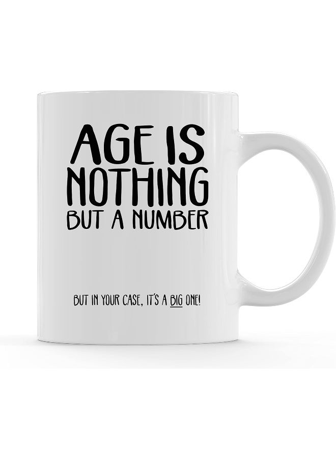 Spoil Your Wall دلل نفسك بأكواب الحائط، كوب عيد ميلاد سعيد للرجال والنساء - أفكار هدايا عيد ميلاد مضحكة للأم والأب وزميل العمل والعمة والعم - هدايا عيد ميلاد الأربعين والخمسين والستين والسبعين والثمانين والتسعين للزوج والزوجة، كوب قهوة مضحك جديد - Image 2