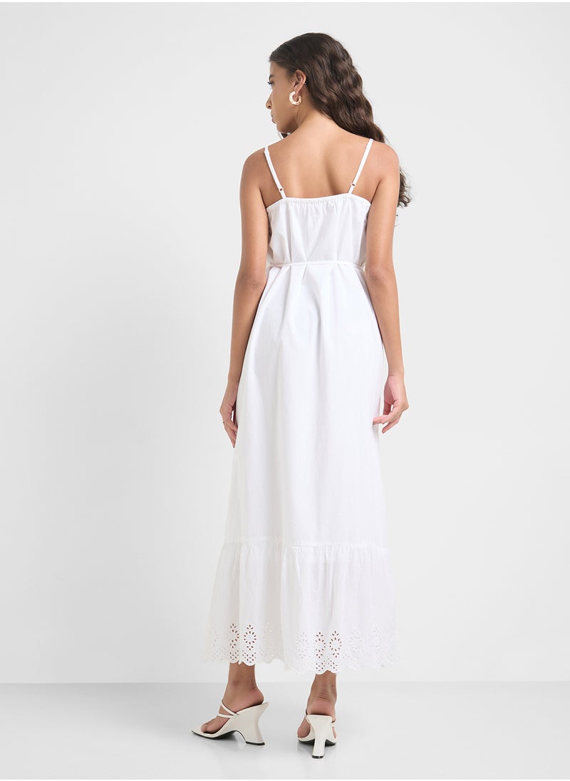 ONLY - Strappy Drawstring Detailed Dress - Image 1