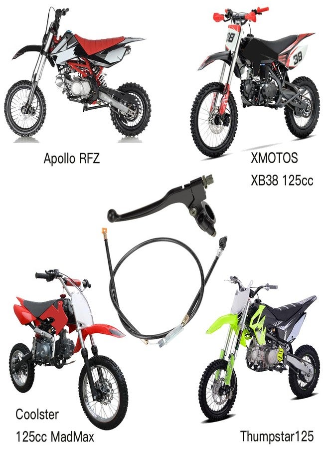 YOXUFA 7/8 Handlebar Left Clutch Lever and Cable for 50cc 70cc 90cc 110cc 125cc 250cc SSR RFZ SDG DB17 DB27 DB007 Tao Tao Coolster Baja Apollo Lifan Xpro Thumpstar Kayo Xmotos Loncin Pit Dirt Bikes - Image 3