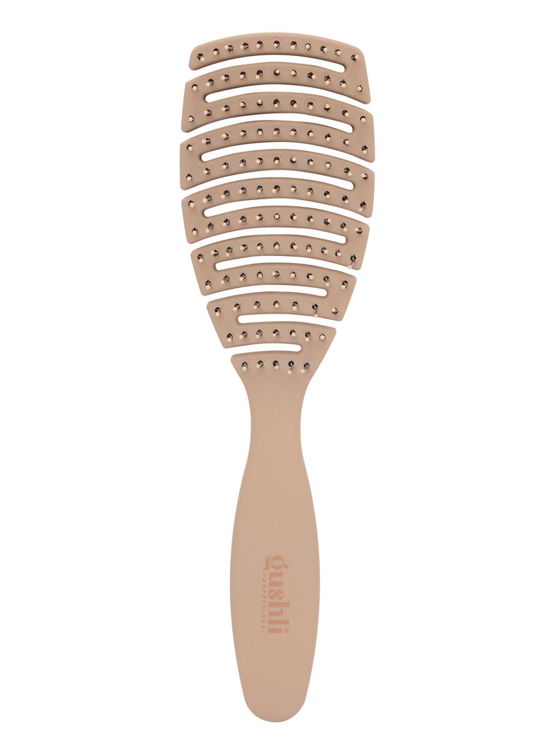 gushli Heat X-treme FV1 Vent Brush Nylon for speeds up blow-drying and detangling - Image 1