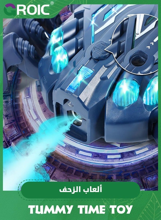 GROIC Crawling Crab Toy, Infant Tummy Time Baby Toys, Fun Interactive Walking Moving Toy Babies Sensory Induction Crabs with Spray, Toys Boys Girls Toddler Birthday Gift (Blue) - Image 2