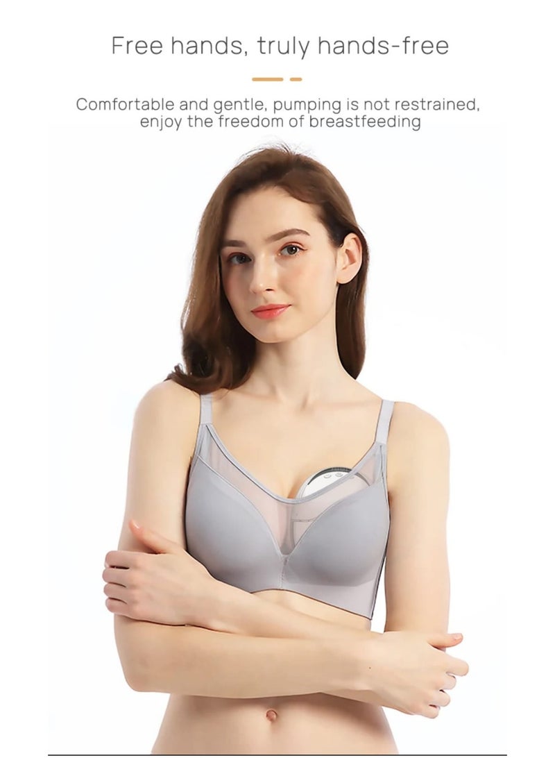 Wearable Breast Pump Hands Free - free Gift two flang inserte 19,21 - - Image 5