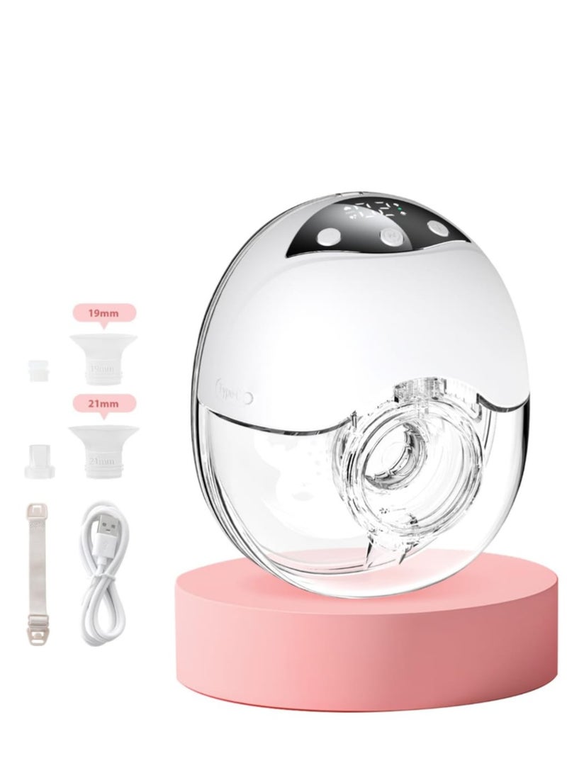 Wearable Breast Pump Hands Free - free Gift two flang inserte 19,21 - - Image 1