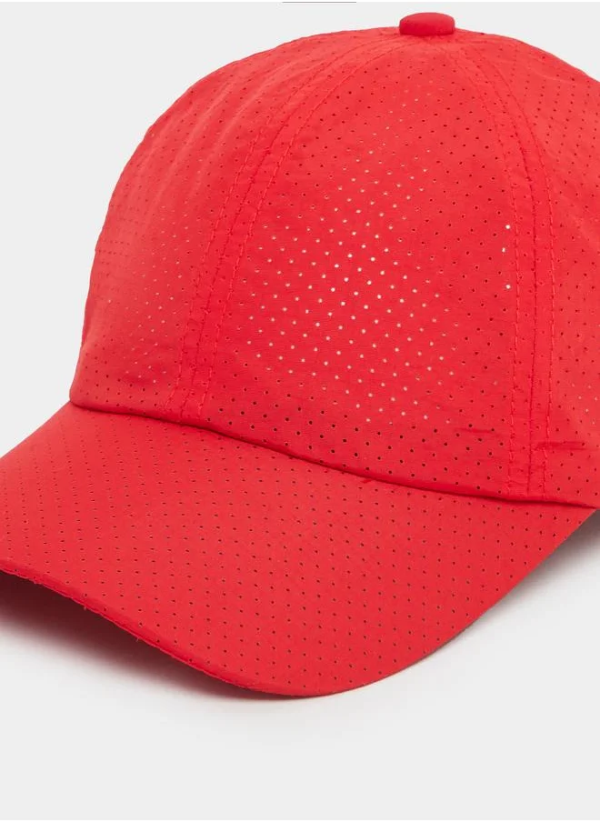 Styli Styli Baseball Cap with Punch out Detail